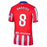 Dres Atletico Madrid Pablo Barrios #8 Domáci 2024-25 Krátky Rukáv